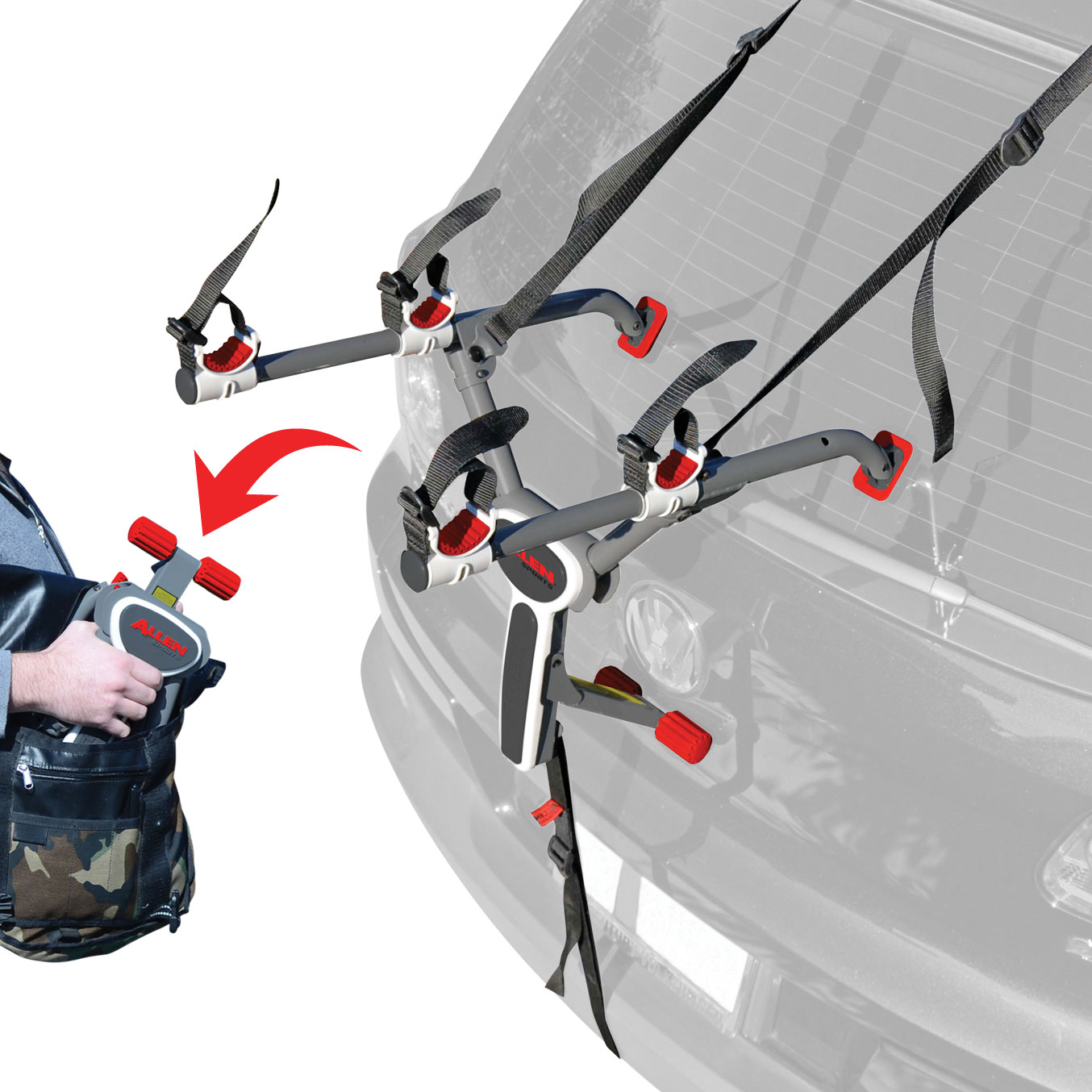 Allen compact 2 bike rack best sale